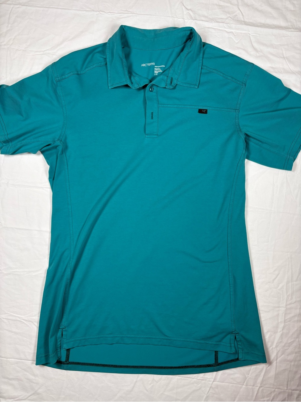 Arc'teryx Captive Men's Teal Polo Shirt